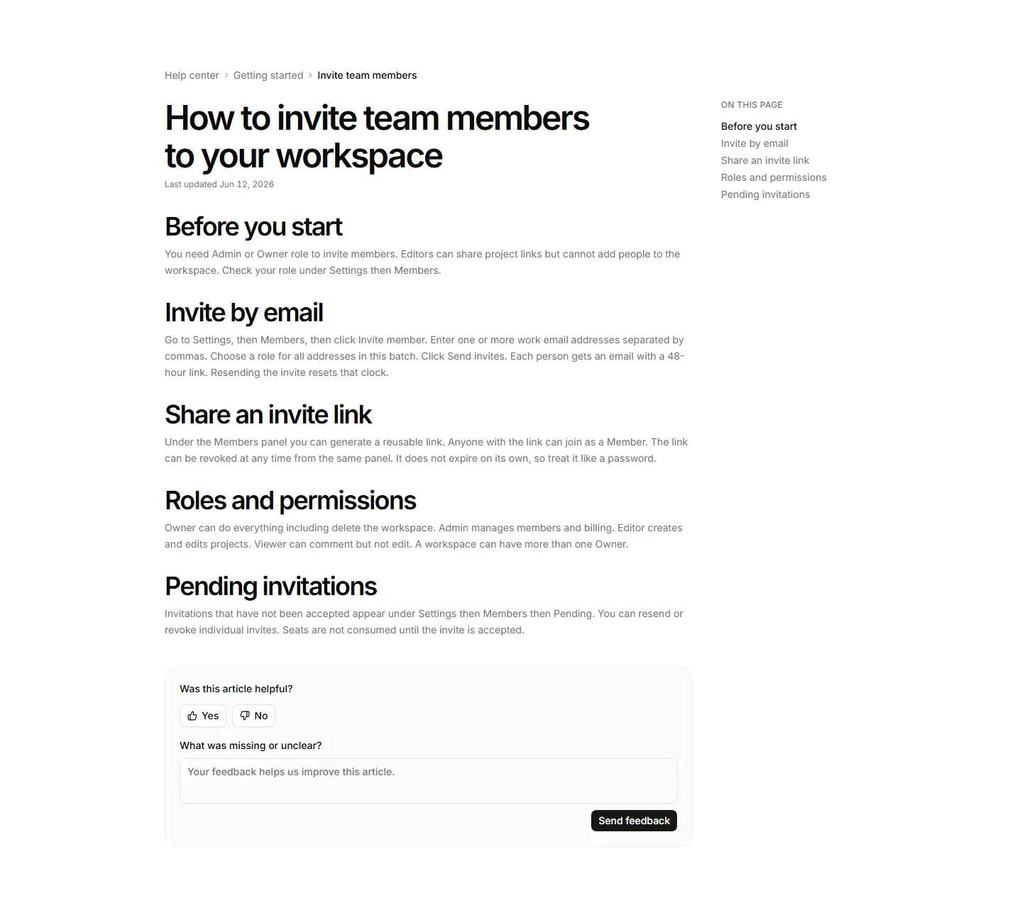 Static preview of application-pro-help-support-article-reader