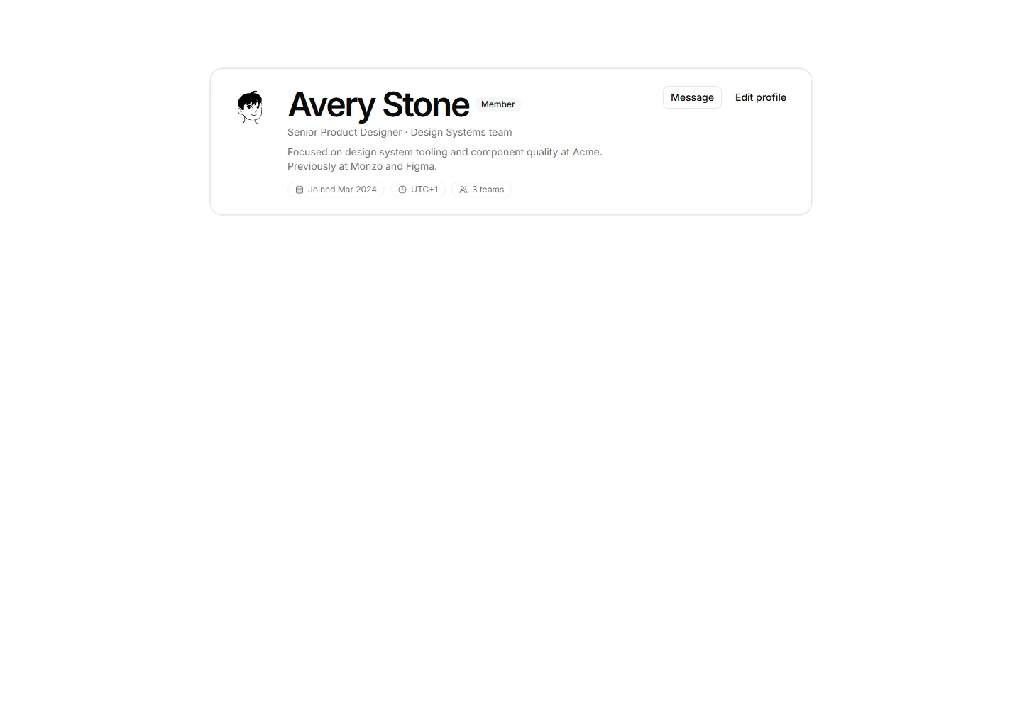 Static preview of application-pro-profile-account-profile-header