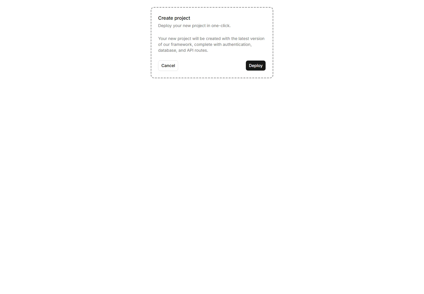 Static preview of components-cards-dashed-border-card