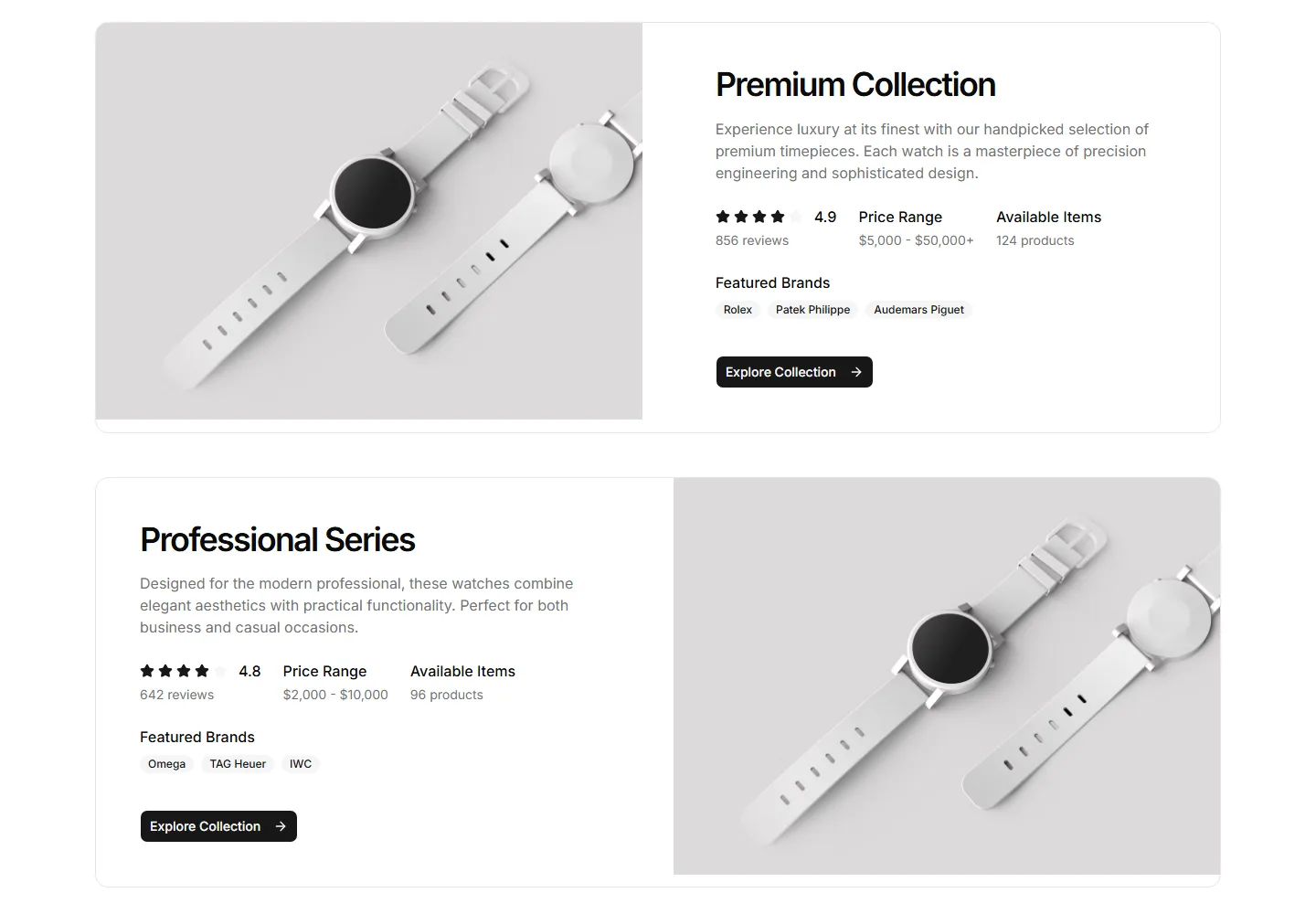 Static preview of ecommerce-category-preview-split-preview