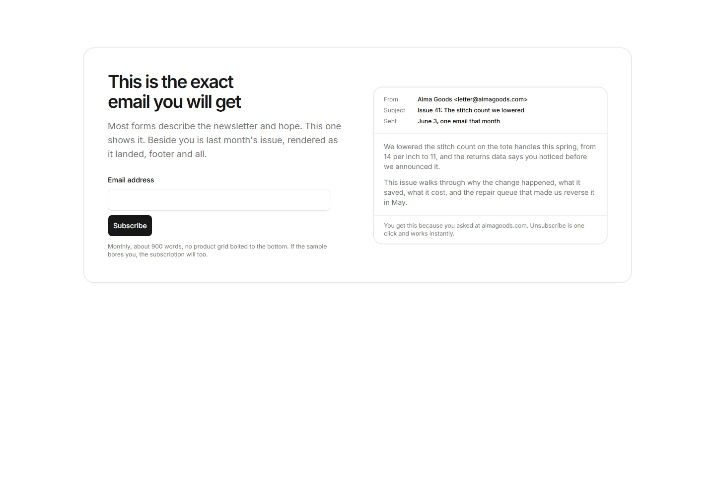 Static preview of ecommerce-pro-email-capture-sections-sample-email-preview