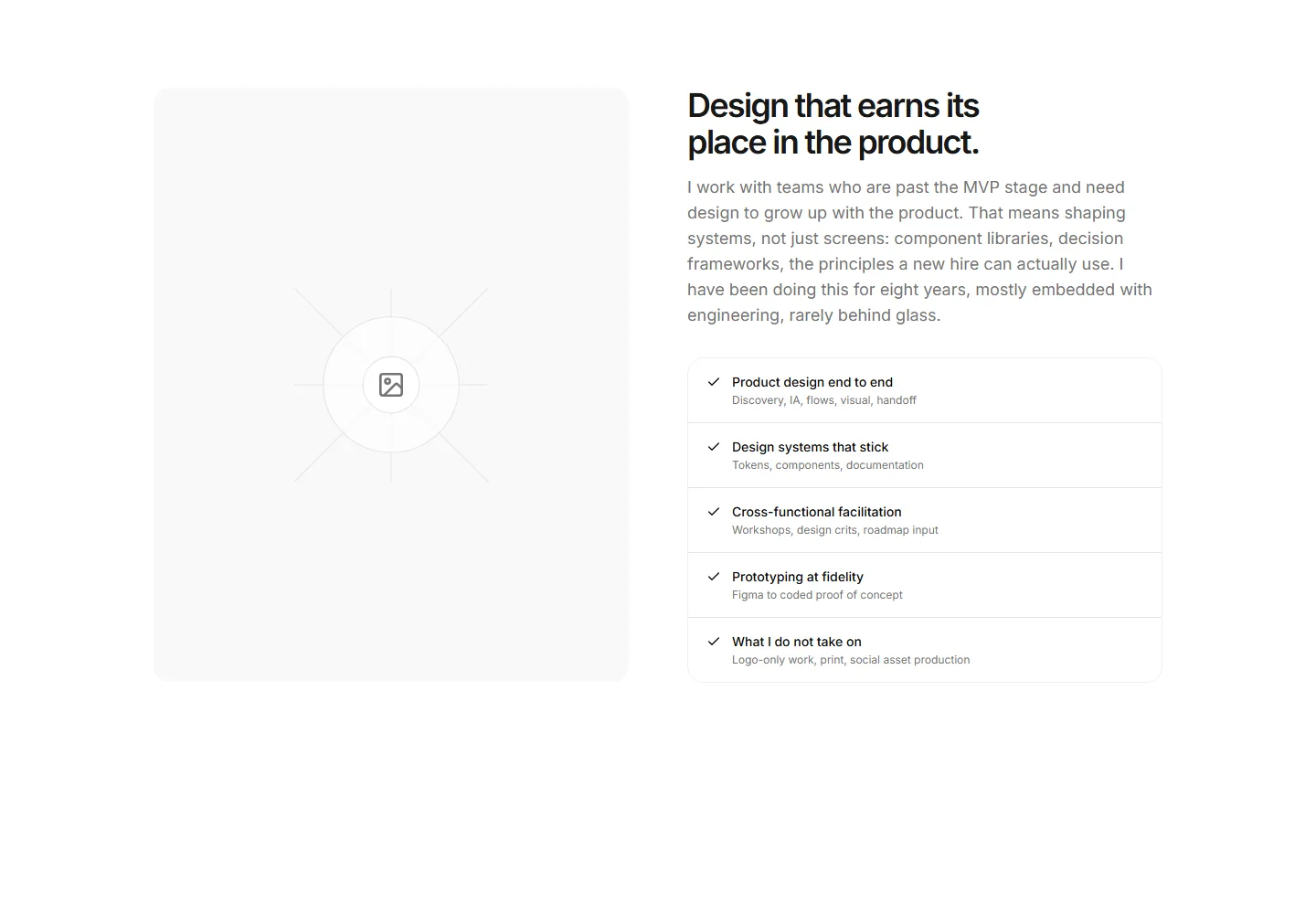 Static preview of portfolio-pro-about-sections-split-with-list
