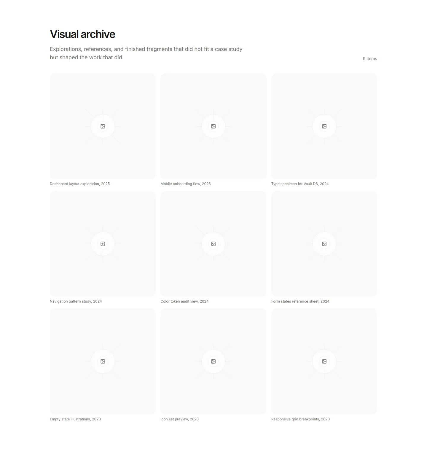 Static preview of portfolio-pro-design-portfolio-visual-grid